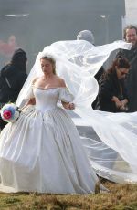 MARGOT ROBBIE on the Set of Wuthering Heights in Yorkshire 03/21/2025