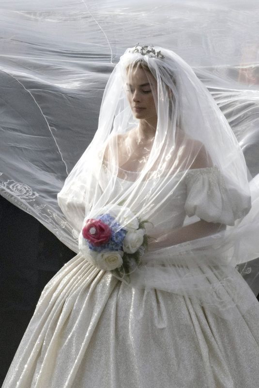 MARGOT ROBBIE on the Set of Wuthering Heights in Yorkshire 03/21/2025