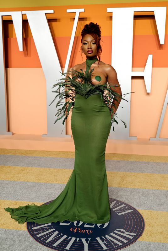 MEGAN THEE STALLION at 2025 Vanity Fair Oscar Party in Beverly Hills 03/02/2025
