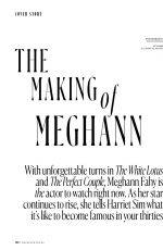 MEGHANN FAHY in Marie Claire Australia, April 2025