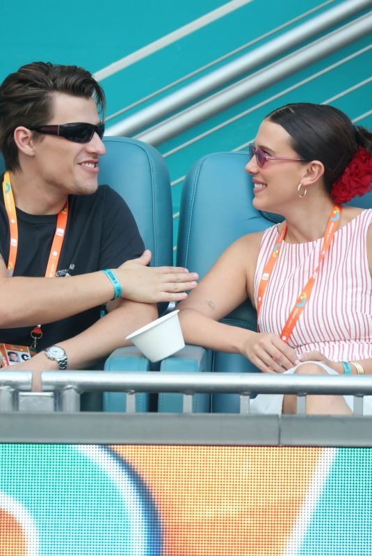 MILLIE BOBBY BROWN at Miami Open 03/27/2025