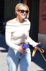 MILLIE BOBBY BROWN Out with Her Dog in New York 03/19/2025