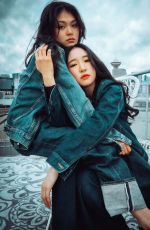 MOMONA TAMADA and TAMARA KIYAMA at a Photoshoot, March 2025