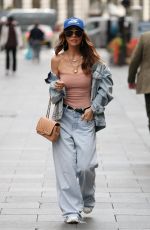 MYLEENE KLASS Arrives at Smooth Radio in London 03/27/2025