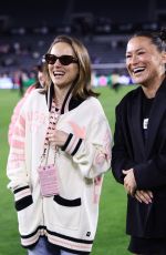 NATALIE PORTMAN at NWSL Match Between Angel City FC and Seattle Reign in Los Angeles 03/30/2025