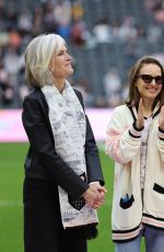 NATALIE PORTMAN at NWSL Match Between Angel City FC and Seattle Reign in Los Angeles 03/30/2025