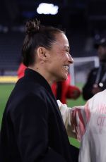 NATALIE PORTMAN at NWSL Match Between Angel City FC and Seattle Reign in Los Angeles 03/30/2025