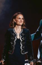 NATALIE PORTMAN on the Stage at Garden State 20th Anniversary Concert at Greek Theatre in Los Angeles 03/29/2025