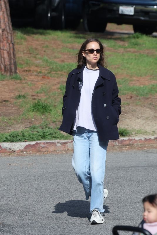 NATALIE PORTMAN Out and About in Los Angeles 03/29/2025