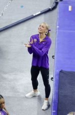 OLIVIA DUNNE at Auburn v LSU Gymnastics Meet in Auburn 03/14/2025