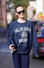 OLIVIA WILDE Heading to a Gym in Los Angeles 03/13/2025