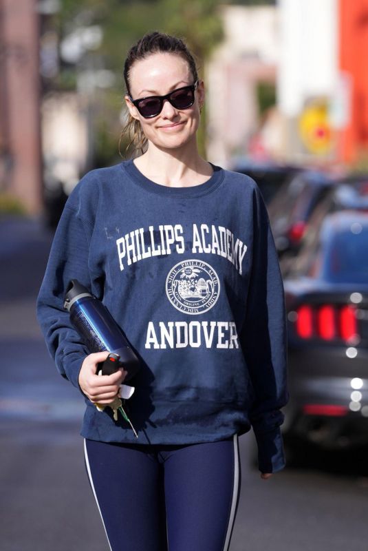 OLIVIA WILDE Heading to a Gym in Los Angeles 03/13/2025