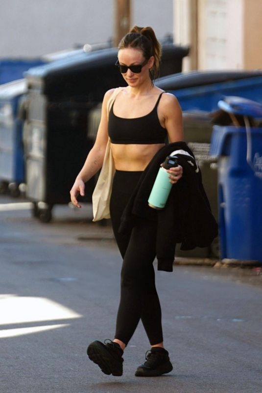 OLIVIA WILDE LEaves a Gym After Workout on Her 41th Birthday in Los Angeles 03/10/2025