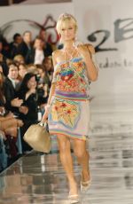 PARIS HILTON at 2 Be Free Fashion Show in Los Angeles 01/15/2005