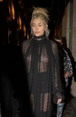 PARIS JACKSON Arrives at Costes Party in Paris 03/06/2025
