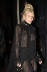 PARIS JACKSON Arrives at Costes Party in Paris 03/06/2025