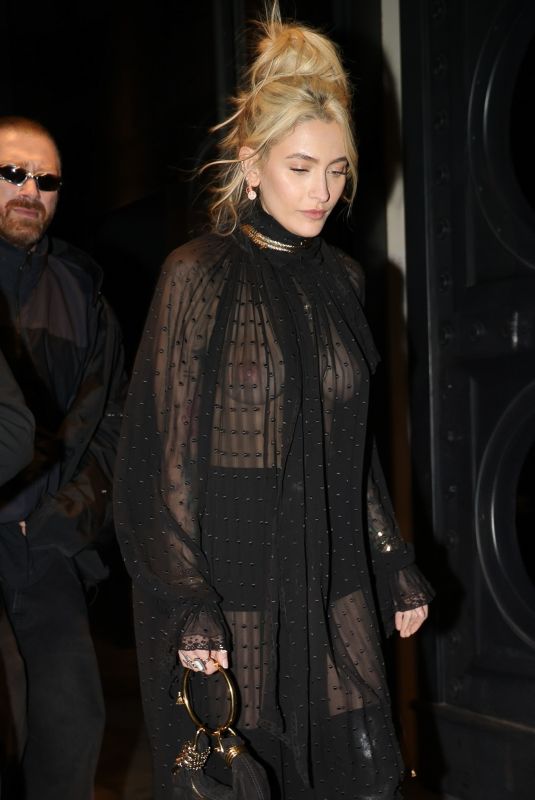 PARIS JACKSON Arrives at Costes Party in Paris 03/06/2025