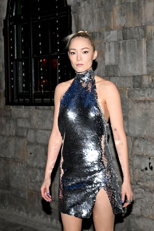POM KLEMENTIEFF at Balmain and Olivier Rousteing Host an Intimate Dinner at Monsieur in New York 03/27/2025