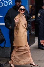 RACHEL ZEGLER Arrives at Good Morning America in New York City 03/20/2025