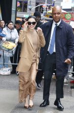 RACHEL ZEGLER Arrives at Good Morning America in New York City 03/20/2025