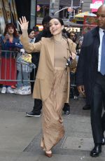 RACHEL ZEGLER Arrives at Good Morning America in New York City 03/20/2025