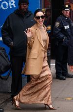 RACHEL ZEGLER Arrives at Good Morning America in New York City 03/20/2025