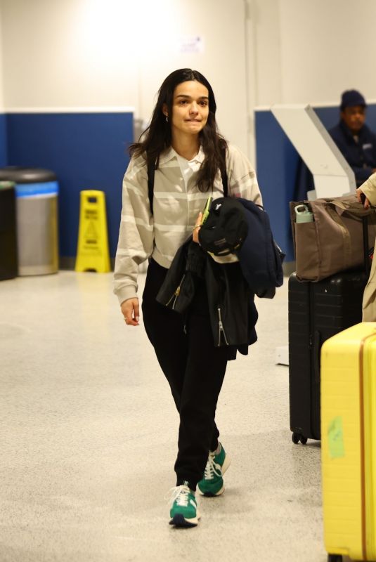 RACHEL ZEGLER Arrives at Newark Airport in New Jersey 03/07/2025