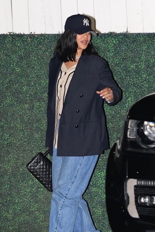 RIHANNA Leaves Giorgio Baldi in Santa Monica 03/19/2025