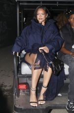RIHANNA Leaves Rolling Loud festival in Inglewood 03/15/2025