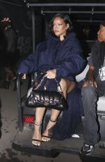RIHANNA Leaves Rolling Loud festival in Inglewood 03/15/2025