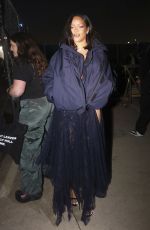 RIHANNA Leaves Rolling Loud festival in Inglewood 03/15/2025
