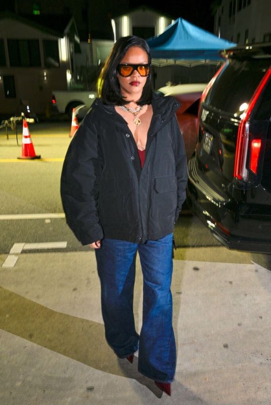 RIHANNA Night Out in Los Angeles 03/21/2025
