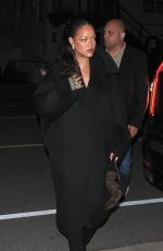 RIHANNA Out for Late Night Dinner at Giorgio Baldi in Santa Monica 03/07/2025