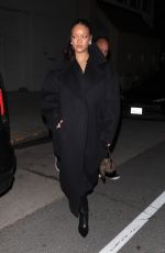 RIHANNA Out for Late Night Dinner at Giorgio Baldi in Santa Monica 03/07/2025
