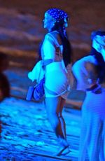 RIHANNA with Her Friends Partying Out on a Boat in Barbados 03/13/2025