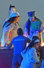 RIHANNA with Her Friends Partying Out on a Boat in Barbados 03/13/2025
