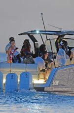 RIHANNA with Her Friends Partying Out on a Boat in Barbados 03/13/2025