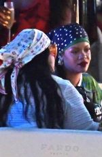 RIHANNA with Her Friends Partying Out on a Boat in Barbados 03/13/2025