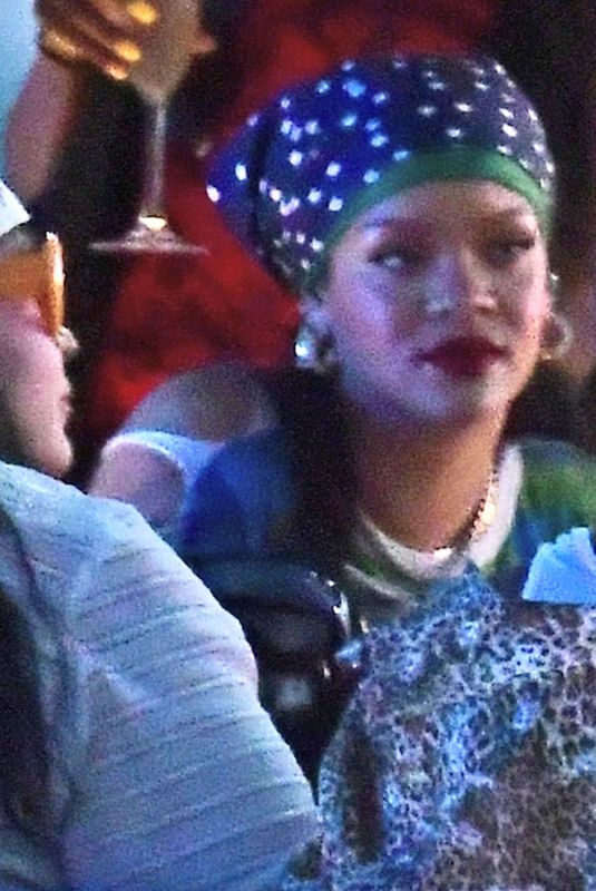 RIHANNA with Her Friends Partying Out on a Boat in Barbados 03/13/2025