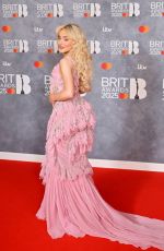 SABRINA CARPENTER at 2025 BRIT Awards in London 03/01/2025