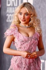 SABRINA CARPENTER at 2025 BRIT Awards in London 03/01/2025