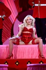 SABRINA CARPENTER Performs at BRIT Awards 2025 at O2 Arena in London 03/01/2025