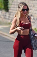 SAMANTHA KENNY Leaves a Pilates Class in Liverpool 03/27/2025