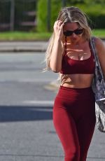 SAMANTHA KENNY Leaves a Pilates Class in Liverpool 03/27/2025