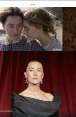 SAOIRSE RONAN in Pure Luxury Magazine, March/April 2025
