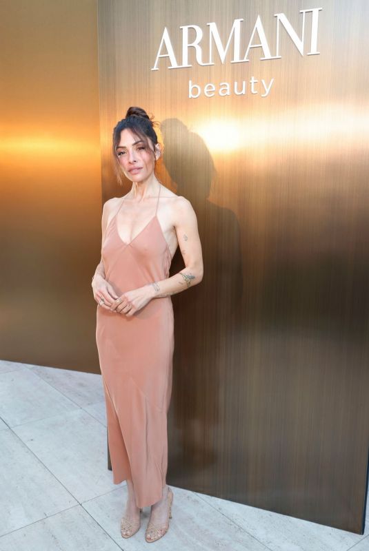 SARAH SHAHI at Armani Beauty Celebrates Luminous Silk in West Hollywood 03/20/2025