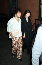 SELENA GOMEZ and Benny Blanco Arrives for Dinner at 4 Charles Prime Rib in New York City 03/18/2025