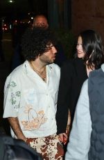 SELENA GOMEZ and Benny Blanco Arrives for Dinner at 4 Charles Prime Rib in New York City 03/18/2025