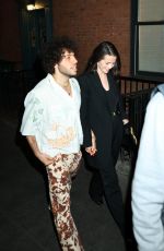 SELENA GOMEZ and Benny Blanco Arrives for Dinner at 4 Charles Prime Rib in New York City 03/18/2025