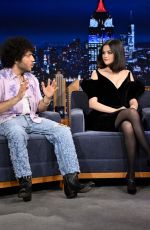 SELENA GOMEZ and Benny Blanco at Tonight Show Starring Jimmy Fallon 03/20/2025